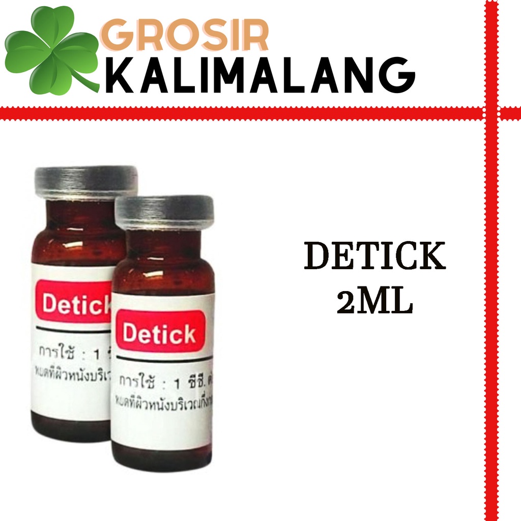 Detick Obat Kutu Untuk Kucing Anjing 2ml 10-20 kg