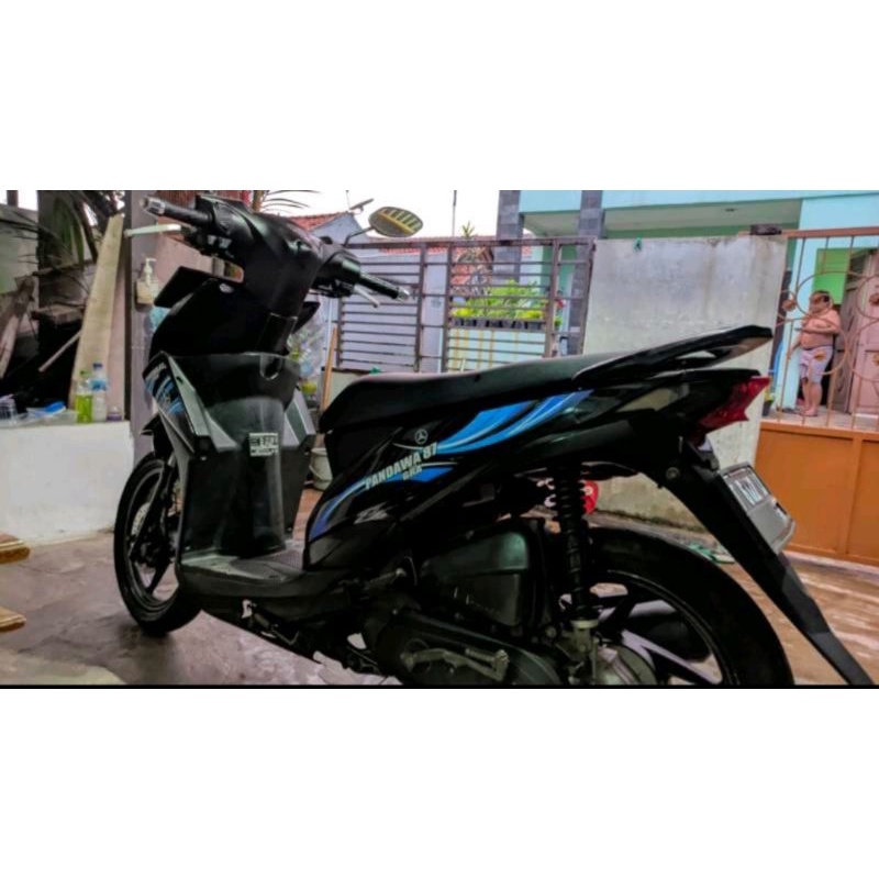 Striping transparan Beat FI livery bus PANDAWA 87