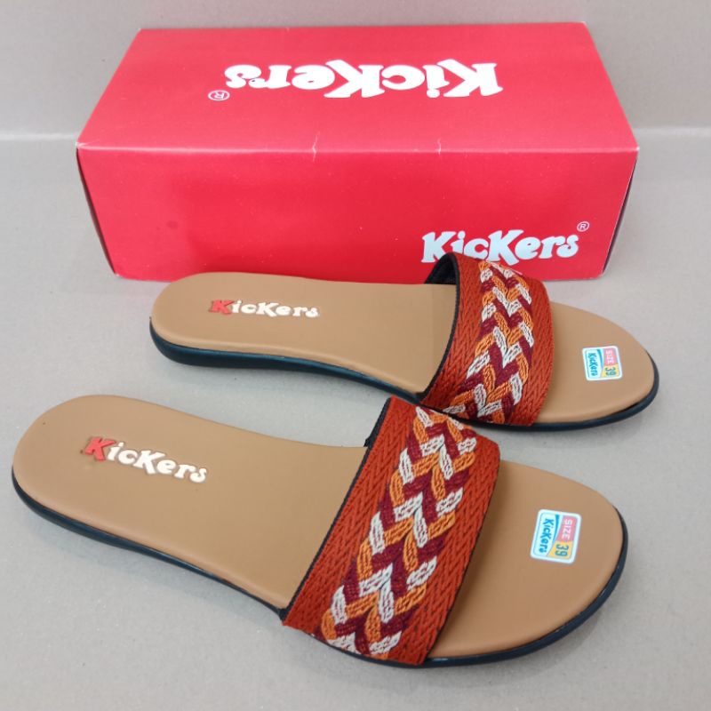 PROMO...!!!SANDAL WANITA KICKERS TERBARU TERKECE KEKINIAN TRENDY MURAH BERKUALITAS BK3