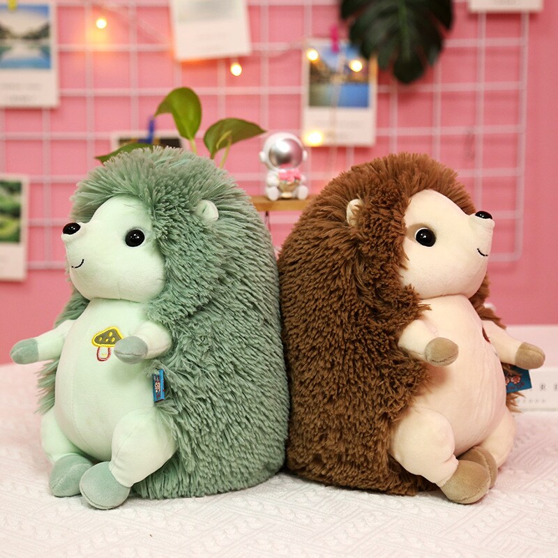 Mainan Boneka Landak Hedgehog Plush Lucu Imut Bahan Halus Lembut Viral Terbaru