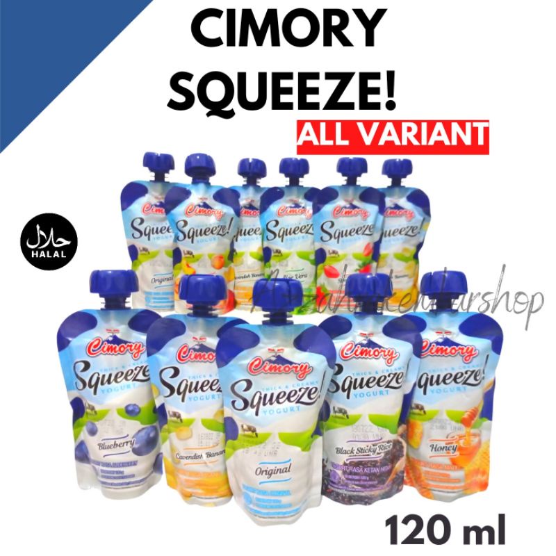 Jual Cimory Squeeze Yoghurt Yougurt Cimori Squeezy Mango Sticky Rice ...