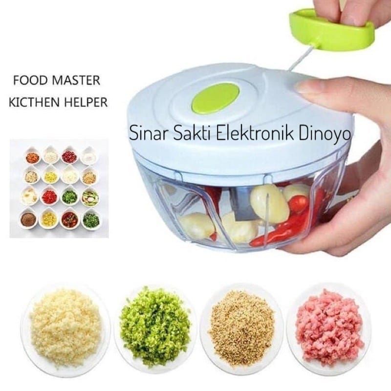 Chopper pencacah penggiling manual / blender mini bawang bumbu