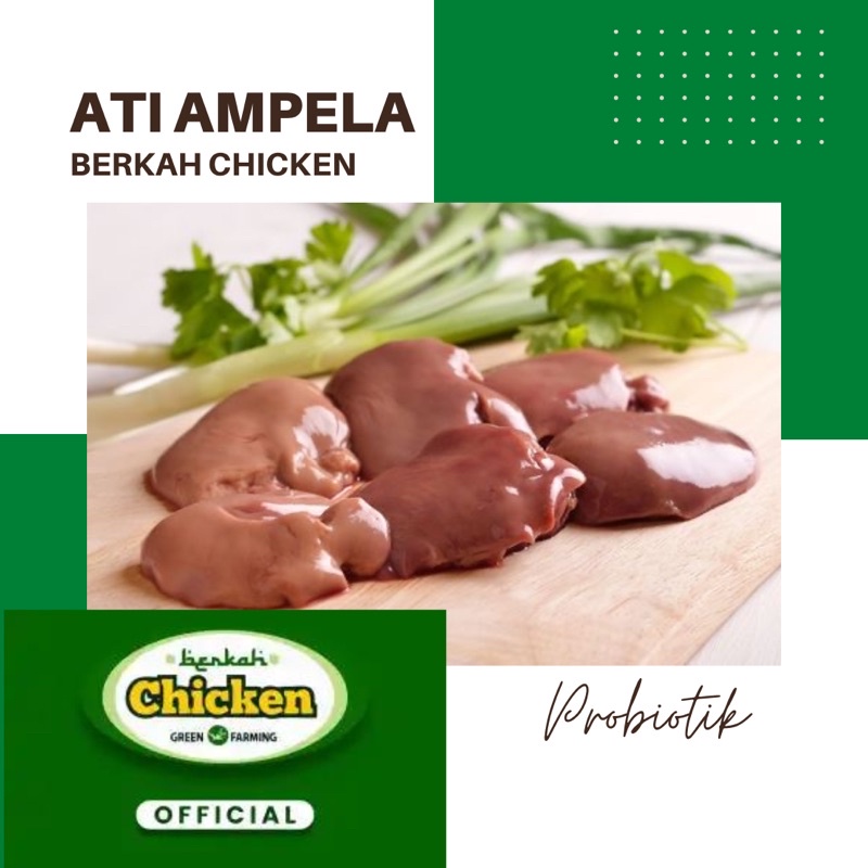 

Chicken Liver (HATI AMPELA Ayam) Berkah Chicken Organic 1kg