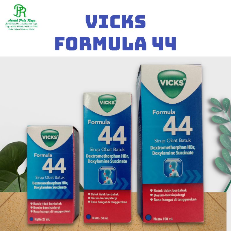 Vick Formula 44 Dewasa (Obat Batuk)