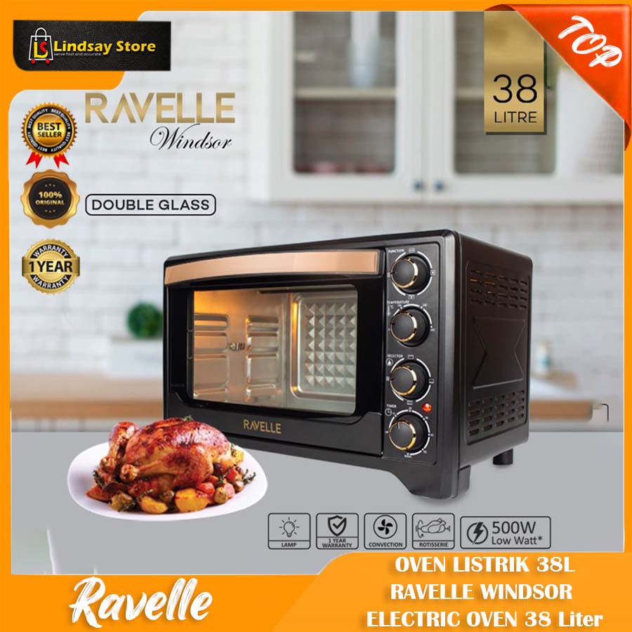 Jual Oven Listrik L Ravelle Windsor Electric Oven Liter Shopee