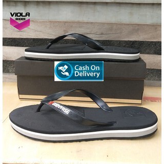 Sandal Jepit Pria CONVERRO Allstar Sendal Flipflop Pria Wanita Anti Slip Hitam Viola Soes