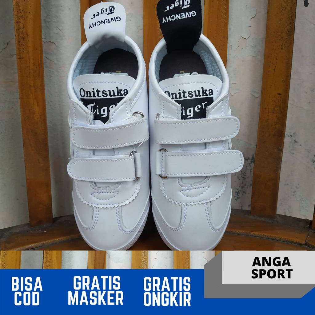 SEPATU ANAK ASICK09 KASUAL KIDS COWOK SEPATU SNEAKERS SEKOLAH CEWEK WARNA PUTIH MADE IN VIETNAM