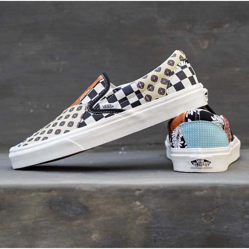 VANS SLIP-ON TIGER PATCHWORK ORIGINAL 100%