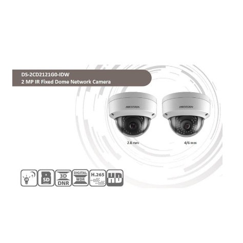 KAMERA CCTV Hikvision DS-2CD2121G0-I IP DOME 2MP