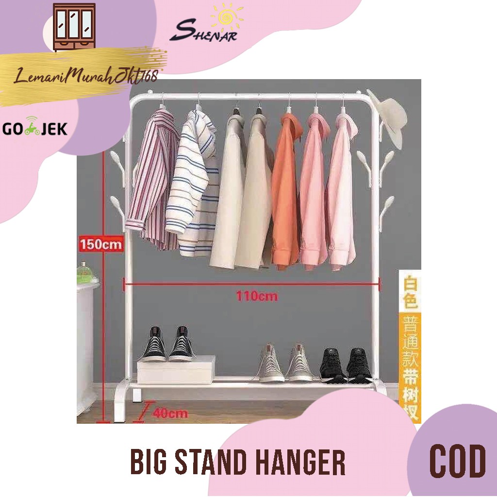 PROMO Stand Hanger Ikea SHR100061 BIG HANGER Gantungan 