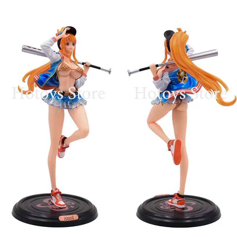 Figure Nami Nico Robin One Piece Nami Ourfit Bikini Sexy Baseball  Miniatur pajangan