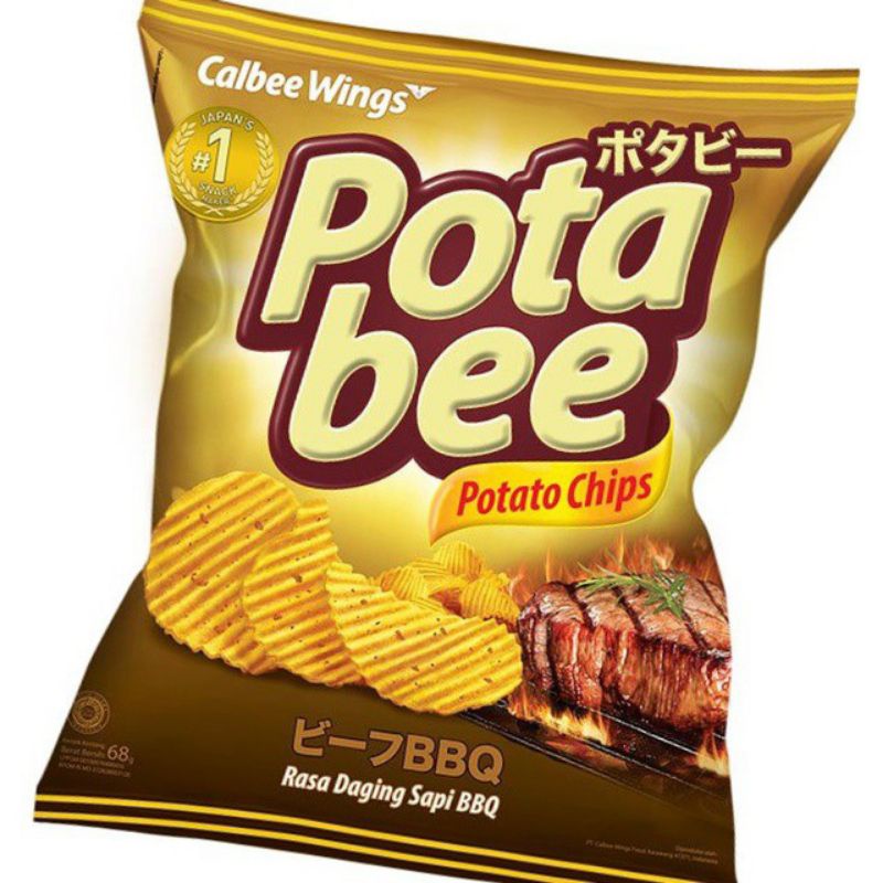 

Potabee Potato Chips BBQ 68 gram