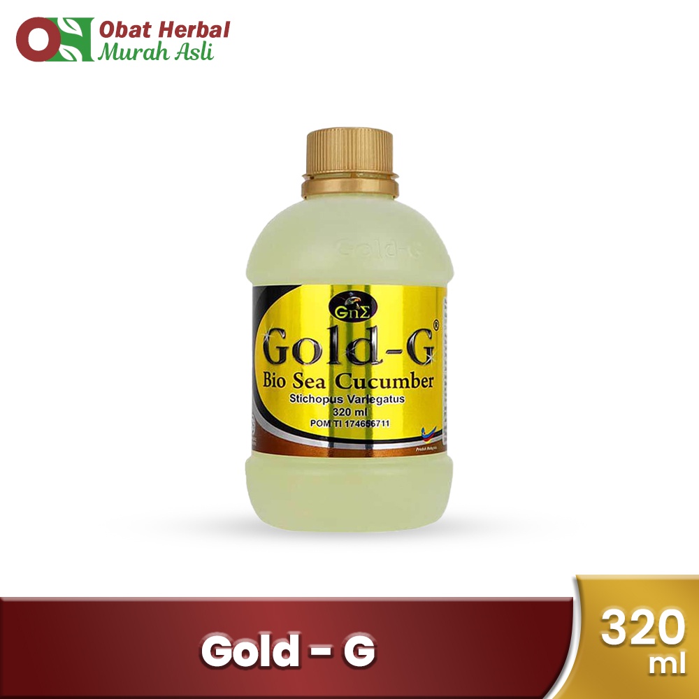 Gold G 320ml Jelly Gamat Bio Sea Cucumber Untuk Mengatasi Masalah Pada Pencernaan