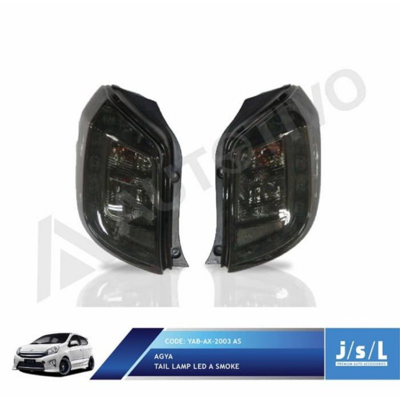 Stop lamp led agya ayla model smoke led bar