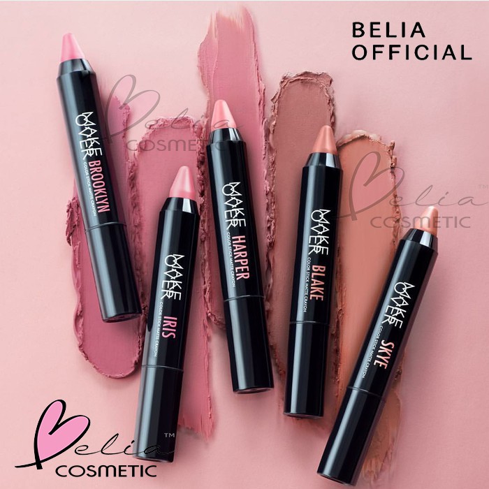 ❤ BELIA ❤ MAKE OVER Color Stick Matte Crayon 2.6g / mate makeover lipstick