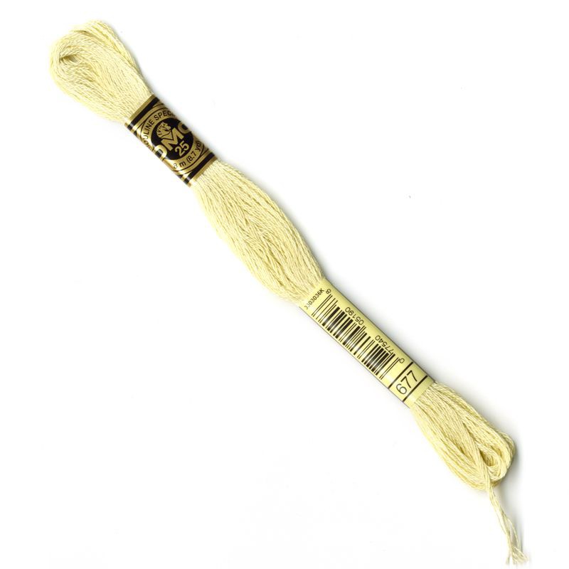 Benang DMC Art 117 - 677 - Very Light Old Gold