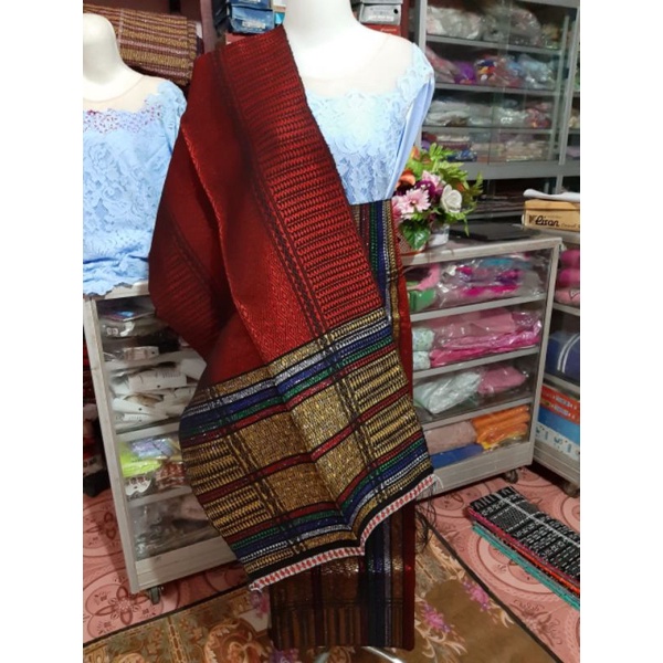 SIRAT PAYET KRISTAL SONGKET ICOR MOROR MANDAR TARUTUNG KAIN LILIT SARUNG ETNIK BAWAHAN KEBAYA PENGAN
