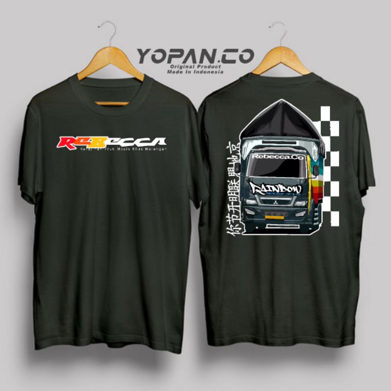 kaos truk Rebecca rainbow