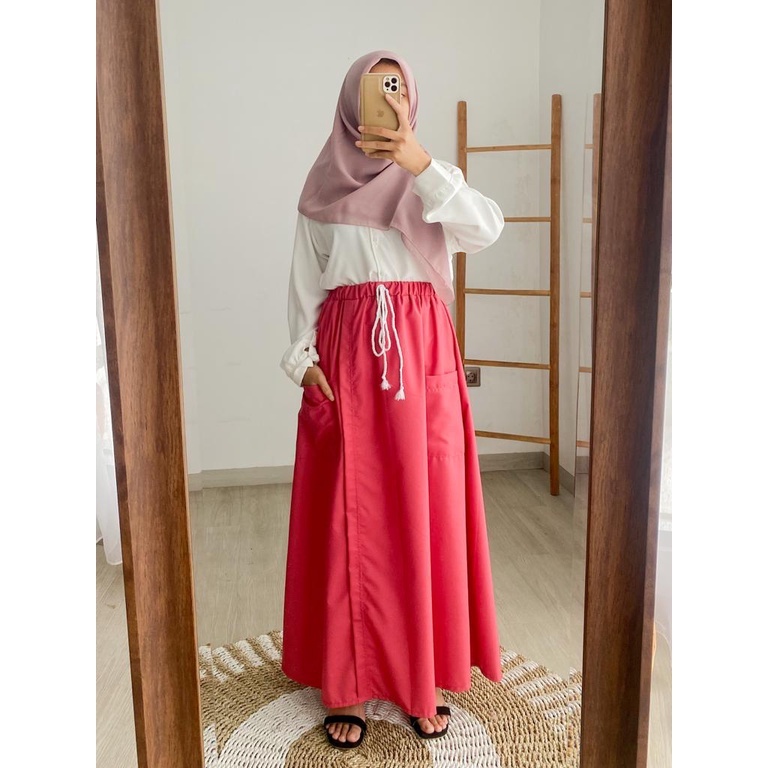 SHAGIVA SKIRT - ROK PANJANG / ROK / ROK MURAH / ROK CANTIK / ROK MUSLIM