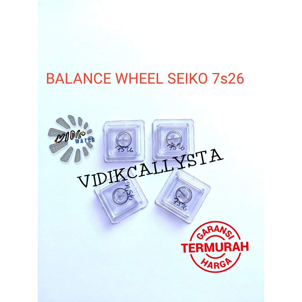 Seiko watch Balance Wheel Spring Mesin Seiko 7S26