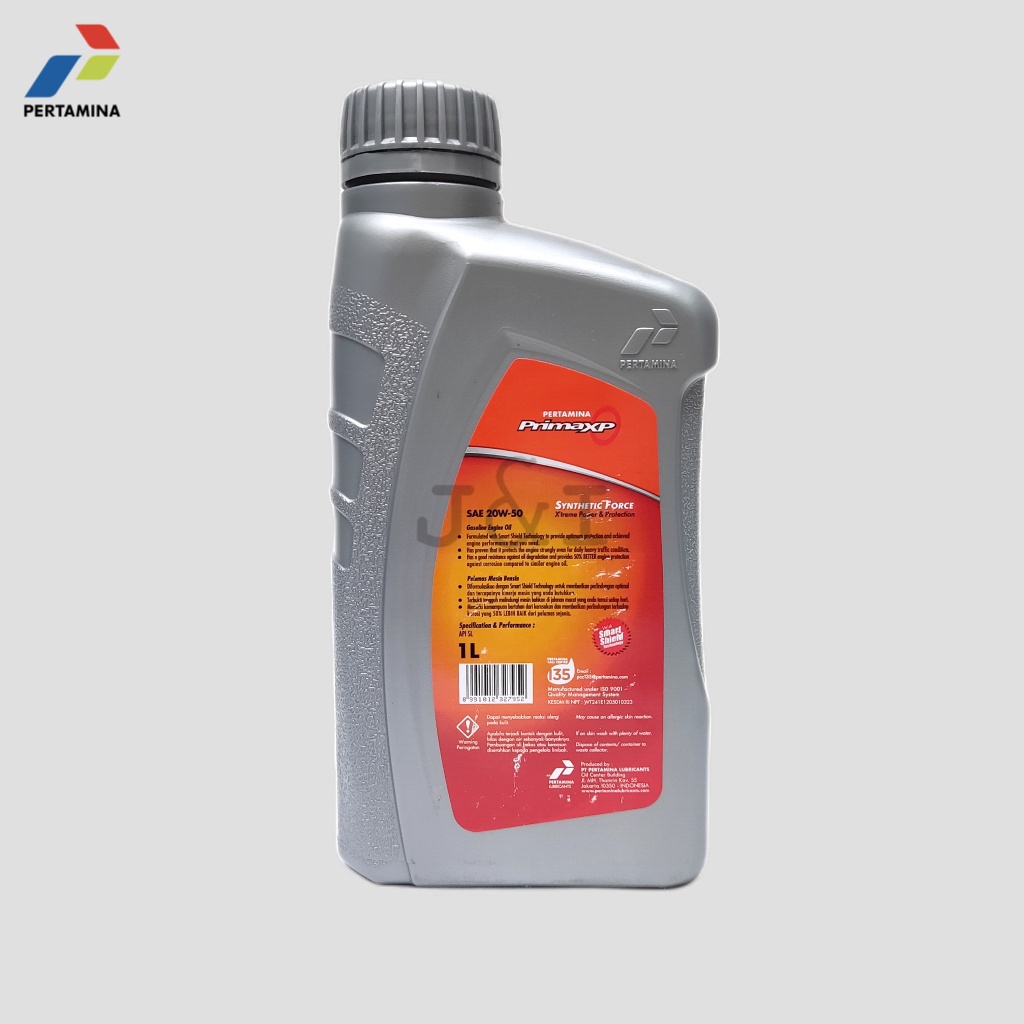 Oli Pertamina PrimaXP API SL SAE 20W-50 1 Liter