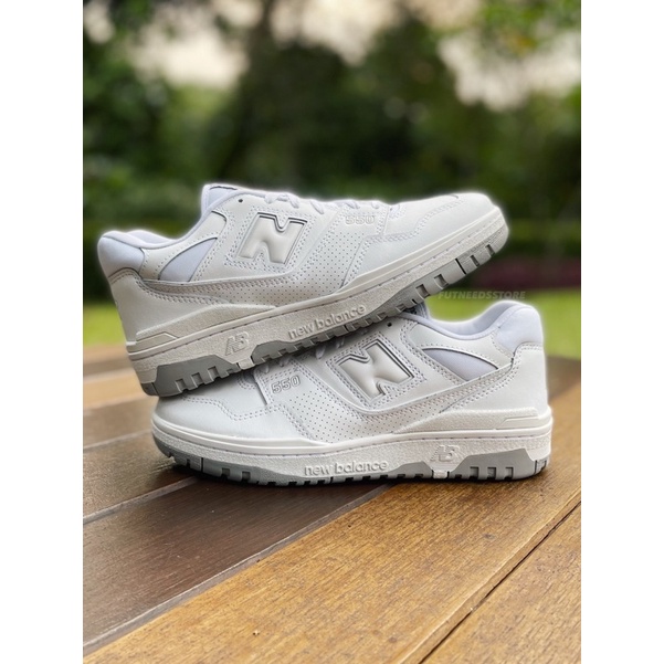 New Balance 550 White Grey Original Resmi