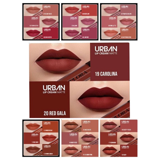 ⚡Afifa_Collection⚡IMPLORA URBAN LIPCREAM MATTE ORIGINAL No. 01-20