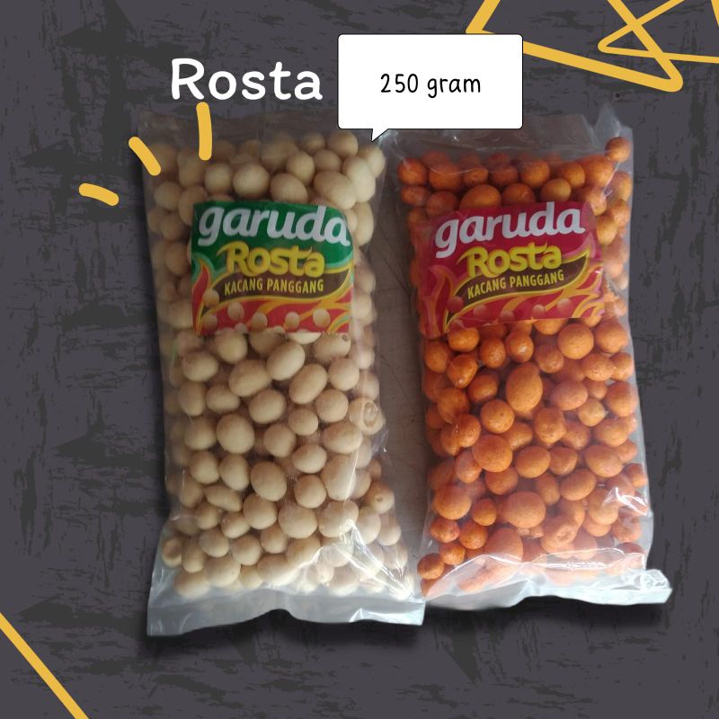 

Kacang Garuda Rosta Bawang/ Pedas Snack Brand Grosir 250 gram