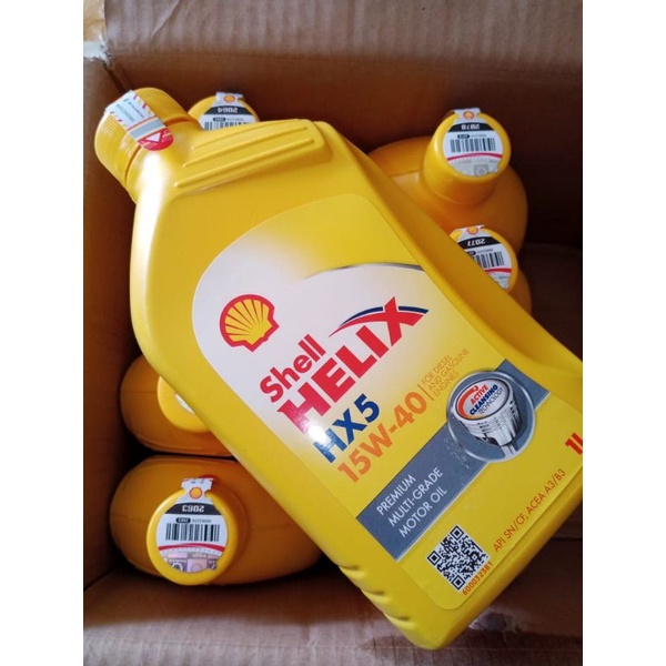 Oil Oli Shell HELIX HX5/15W-40 Shell HELIX 1Liter