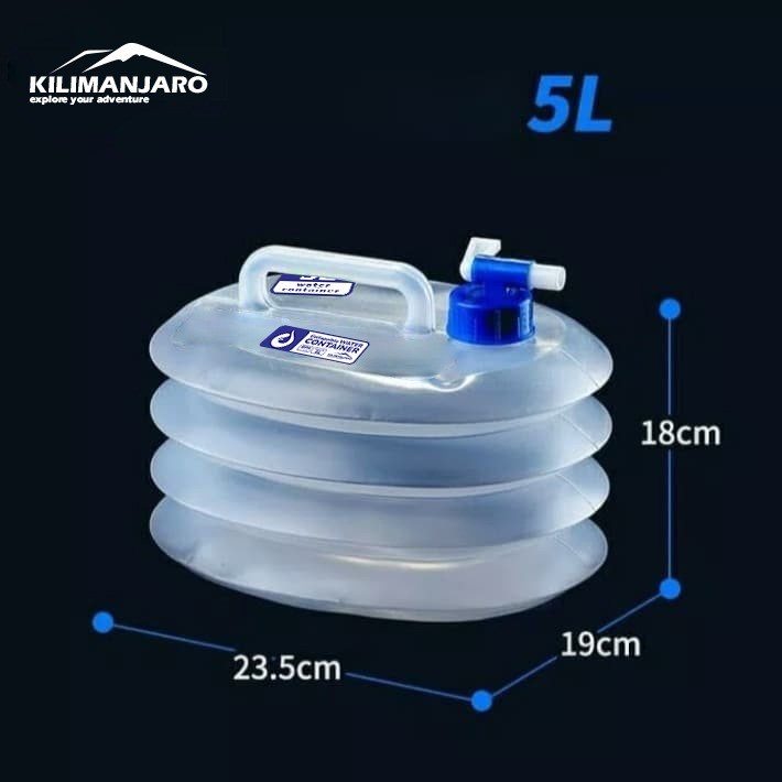 Jerigen Lipat Kilimanjaro 5 Liter - Jerigen Portable - Portable Water 5L