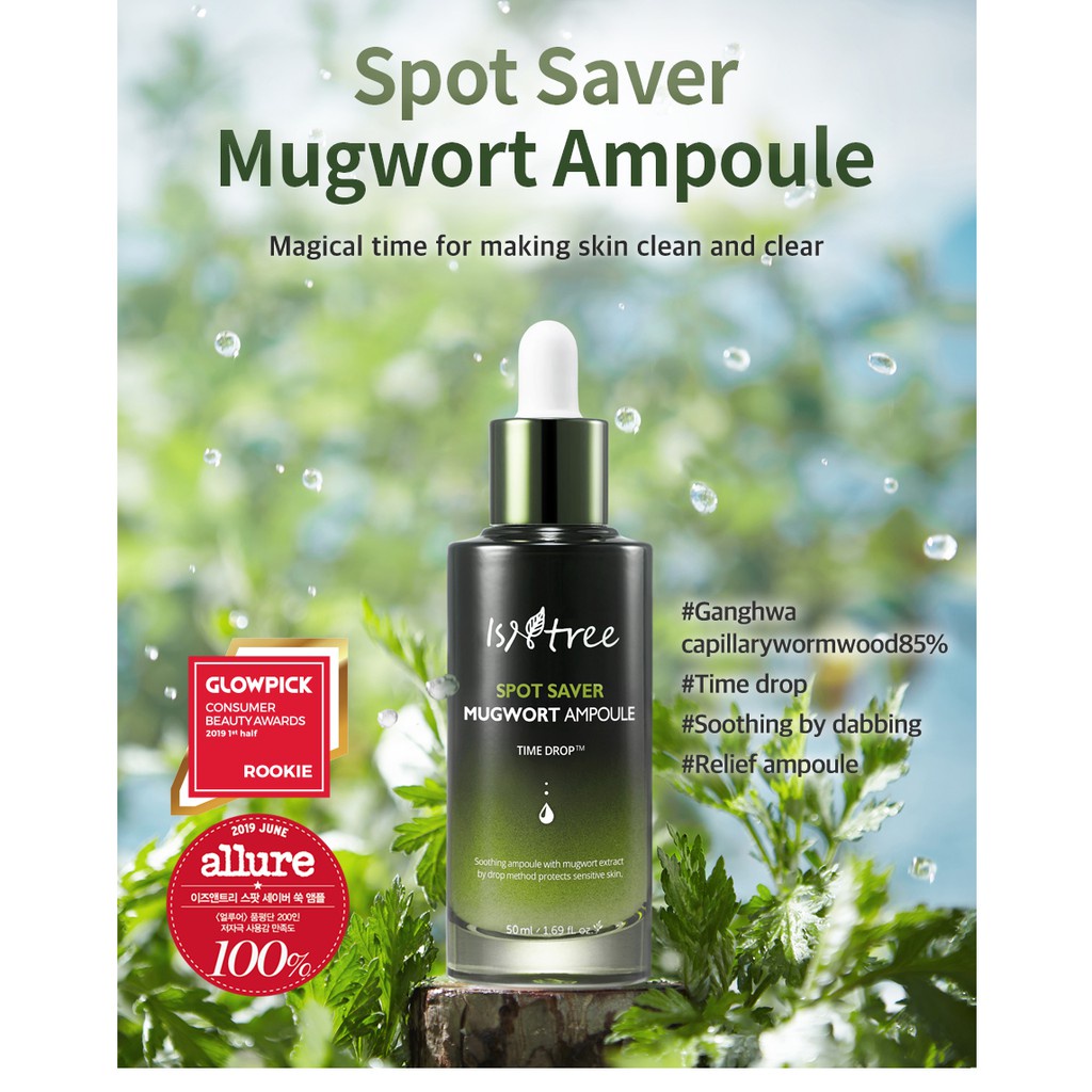 ISNTREE SPOT SAVER MUGWORT AMPOULE 50ML