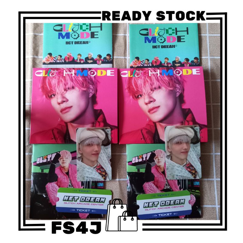 (BACA DESKRIPSI PRODUK) [Unsealed] NCT Dream Album Glitch Mode Digipack Ver (Cover Jeno Photocard PC