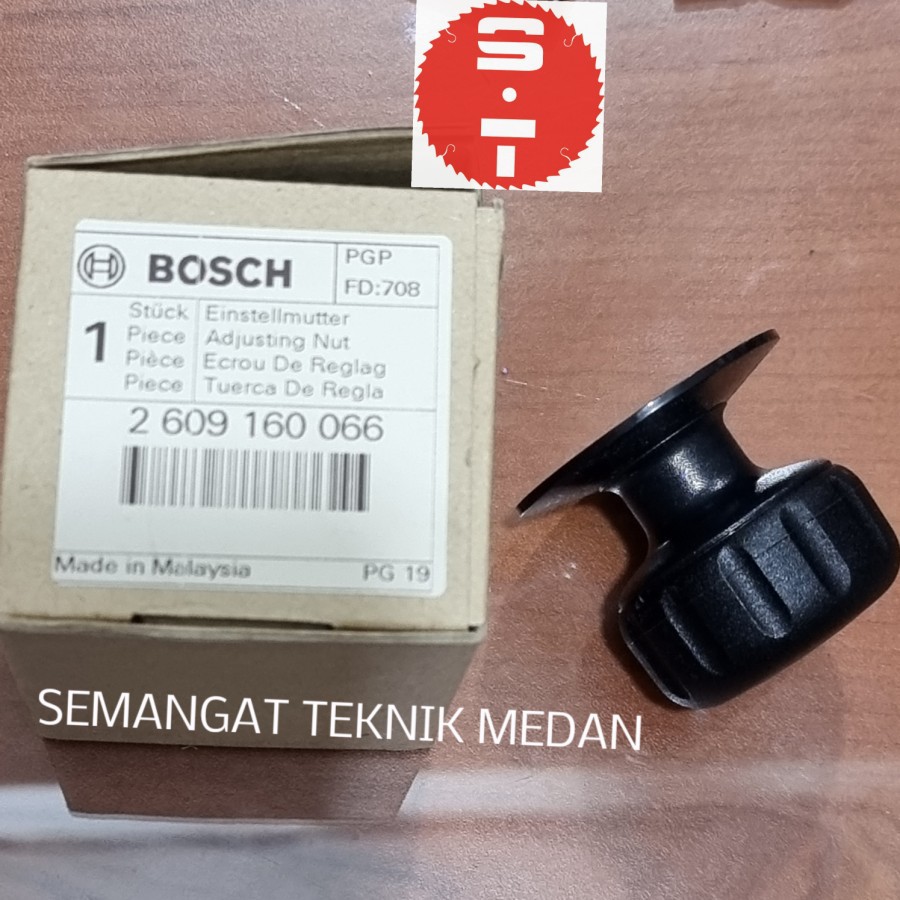 GHO10-82 KNOP HITAM KEPALA HANDLE ADJUSTING NUT KETAM BOSCH GHO 10-82