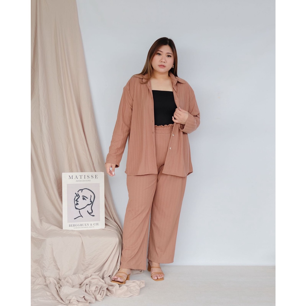 BIGWELL ADELE SET BIGSIZE/ PLUSSIZE/ PAKAIAN BIGSIZE/ PAKAIN PLUSSIZE/ PAKAIAN JUMBO/ BAJU JUMBO/ SET JUMBO/ SET PLUSSIZE