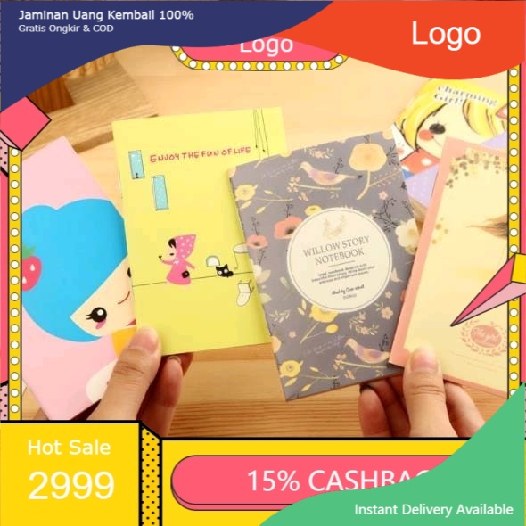 

【PRISCILIAROZA】Buku Notes Mini / Memo Book Lucu