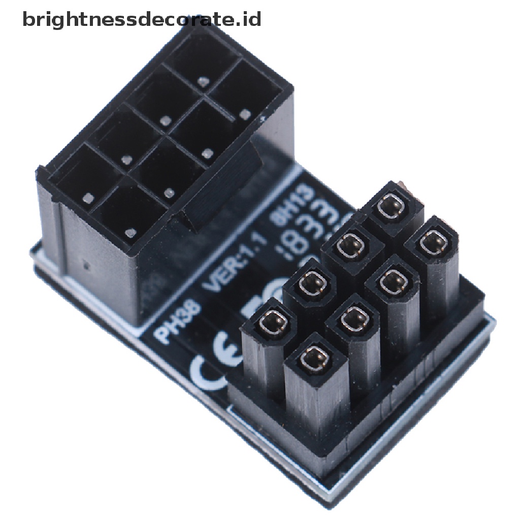 Adapter Power ATX 8Pin Male 180 Derajat Ke 8Pin Female Untuk Kartu Grafis Desktop