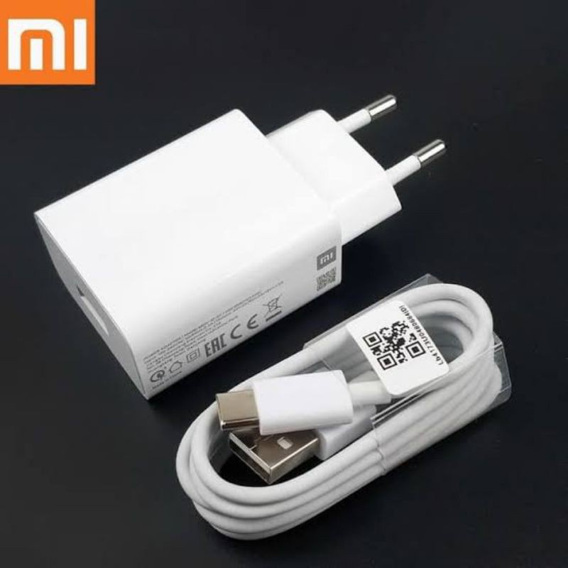 Charger XIAOMI MI 9 MDY-08-EH  27W TURBO | Charger Mi Fast Charger QC 4.0 turbo USB Type C Original DISTRIBUTOR  Charger Xiaomi