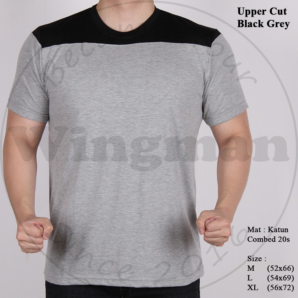  Kaos Distro Upper Cut Pria Lengan Pendek 4 Warna