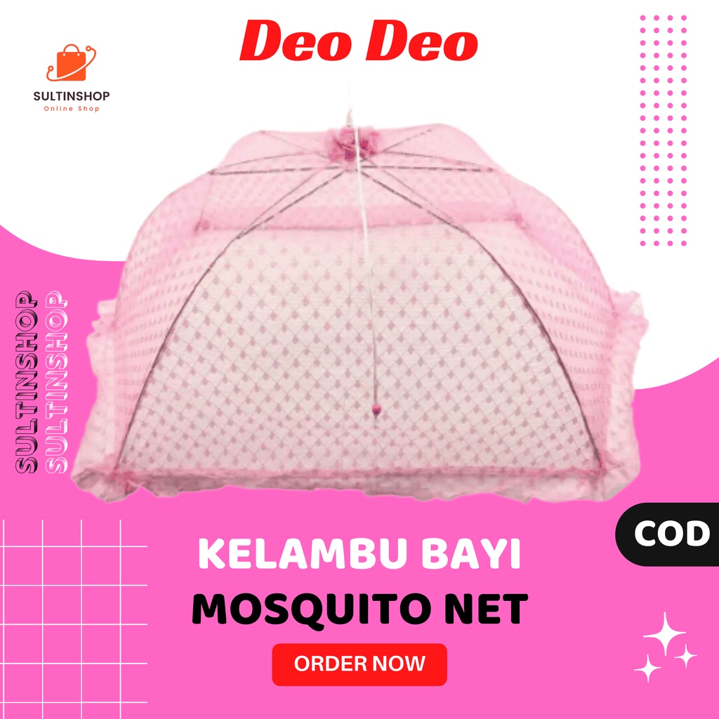 Kelambu Tidur Anak Bayi Merk Deo Deo Klambu Baby Selambu Tenda Bayi Murah Warna Kojong Jaring Anti N