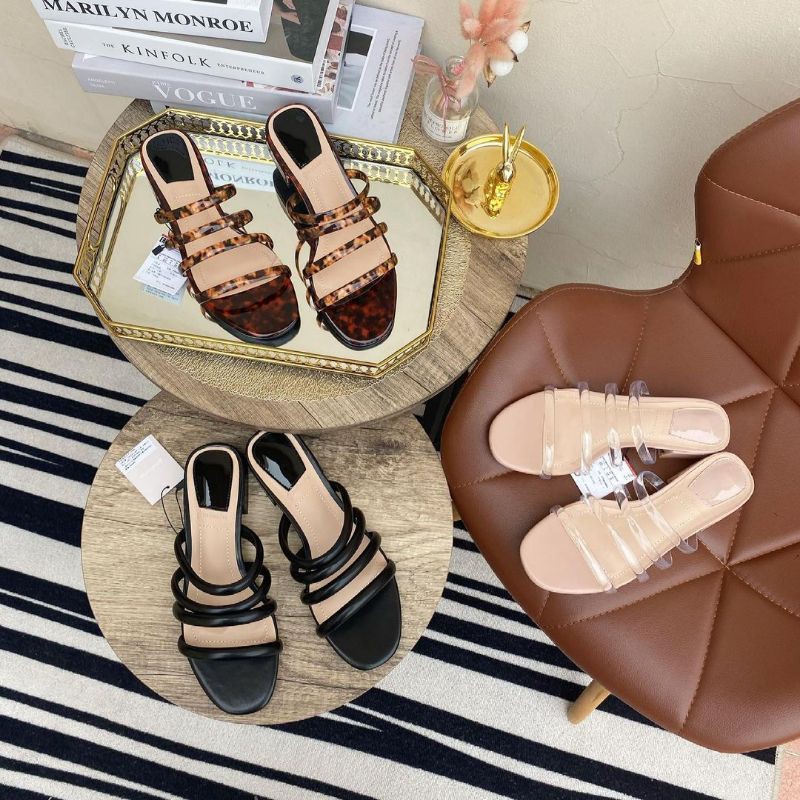 Sandal Wanita Stradivarius GSTV007 Sandals Import