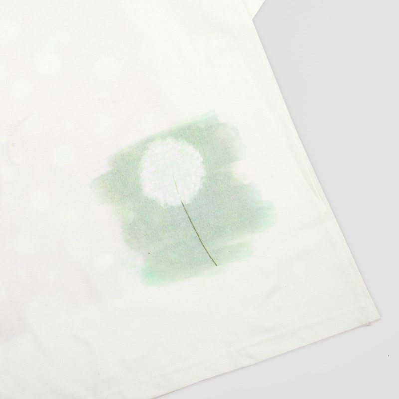 FAITH FADE UTOPIA - Dandelions Oversized Tee (Broken White)