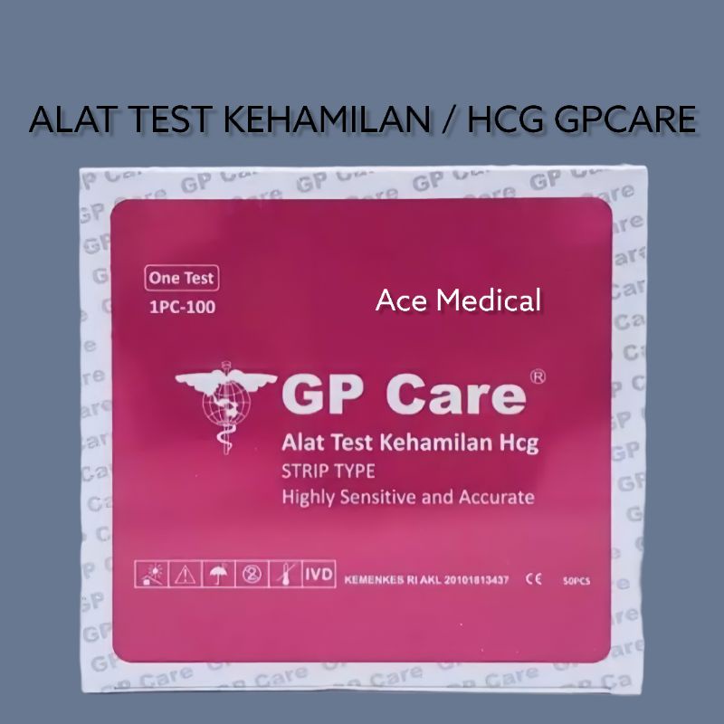 HCG GP Care/ Testpack GP Care / Tespek GP Care / Alat Tes Kehamilan GP Care