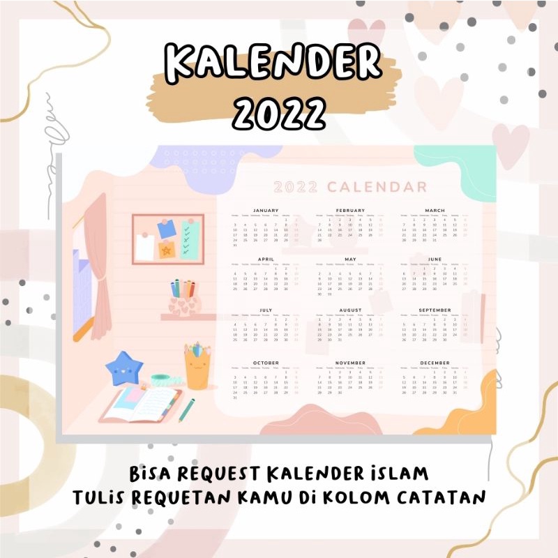 

Kalender 2025 Murah / Kalender Dinding / Kalender Custom / Calendar / (Kalender Murah)