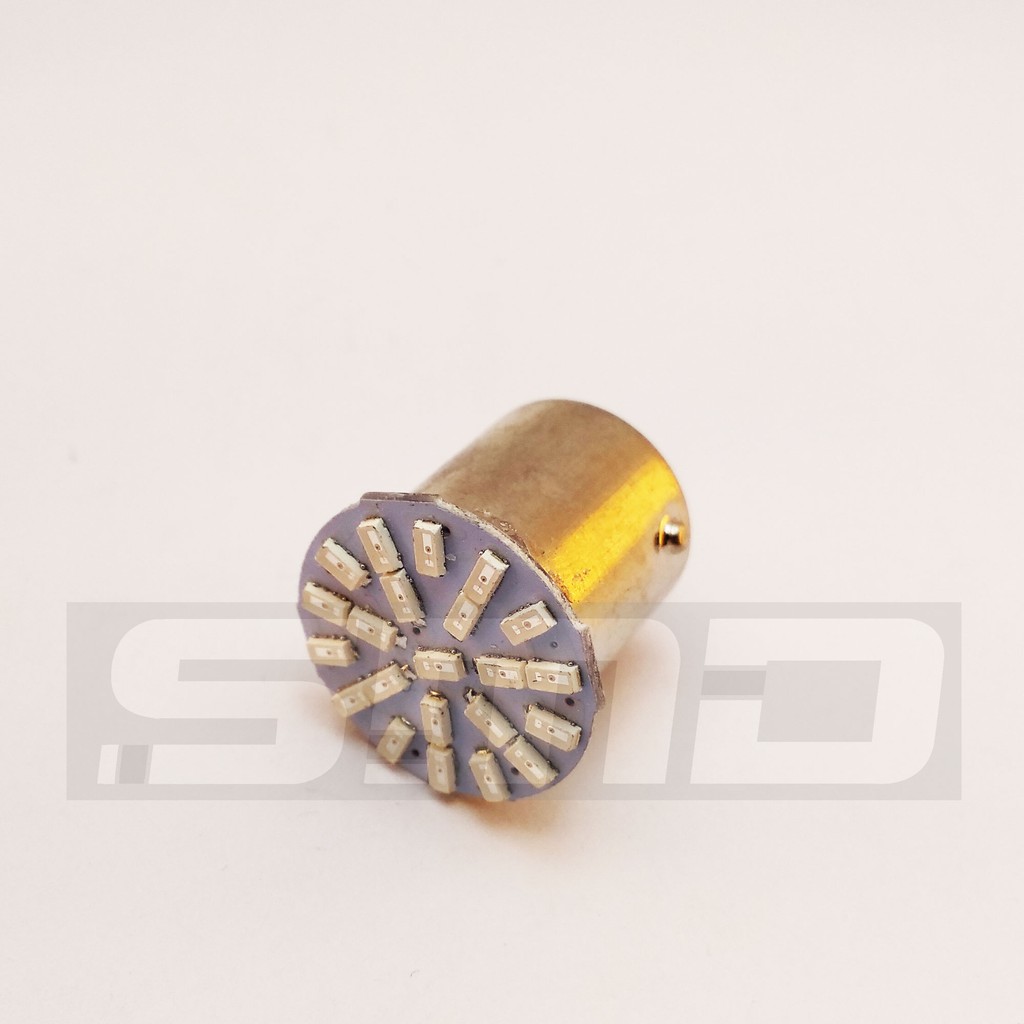 LED Bayonet 22 Titik Kaki 1 Mundur / Sein Mobil Kuning Mobil Motor