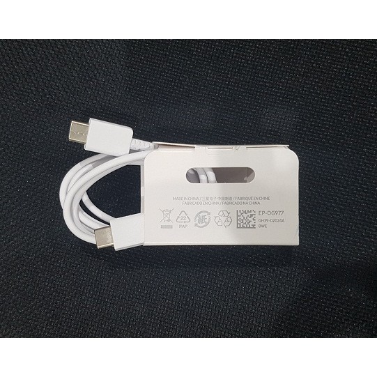 Data cable Samsung Galaxy note 10 USB 3.1 Type C to Type C Galaxy note 10 original100%asli