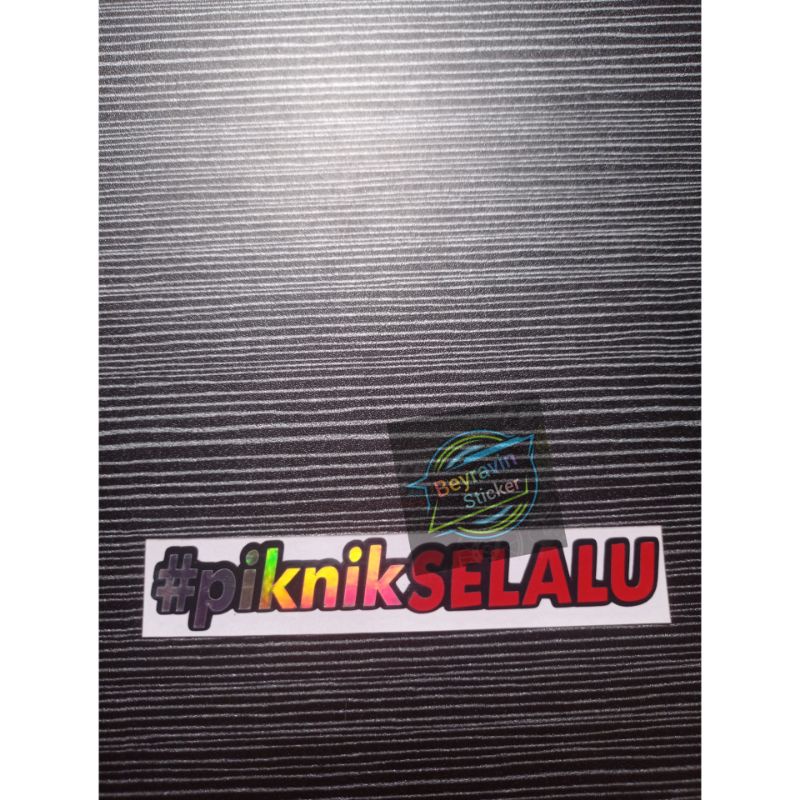 Sticker piknik selalu cutting