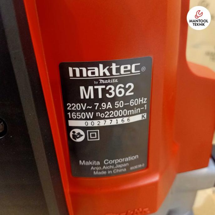 MESIN PROFIL ROUTER KAYU 12 MM MAKTEC MT 362 MT362