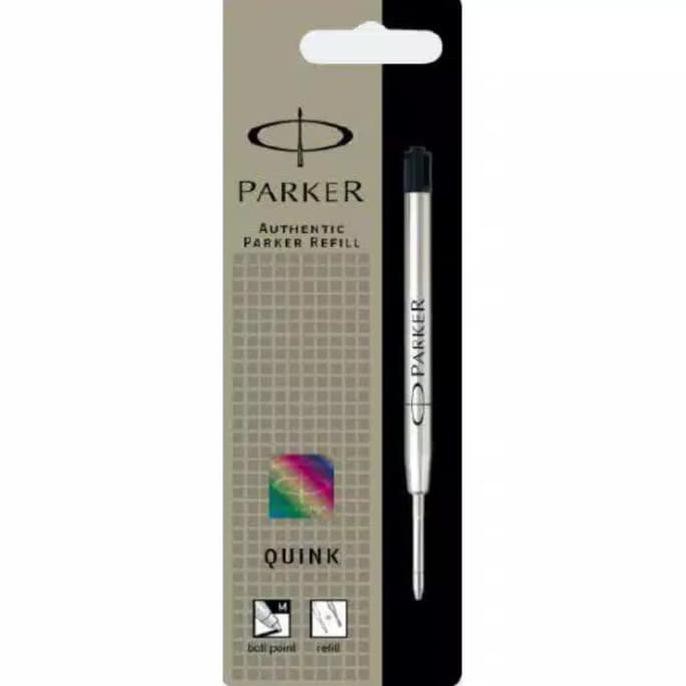 

Refill Isi Ulang Pen Parker Ballpoint Uk. Medium Black / Blue Original - Hitam
