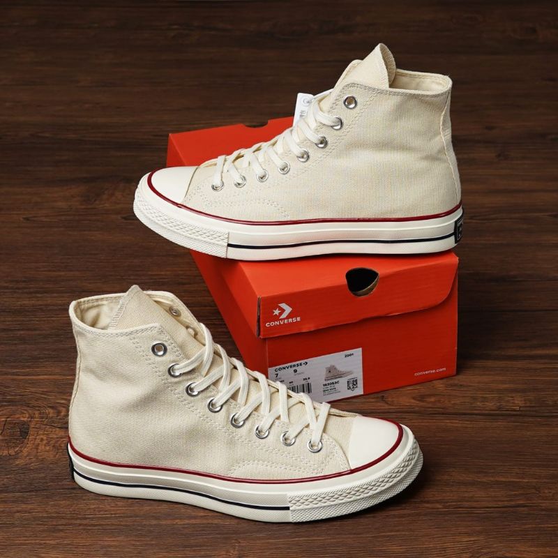 Sepatu Converse 70s Hi White Egret /Converse 70s Hight Cream Premium Terlaris / Converse 70s Premium Termurah