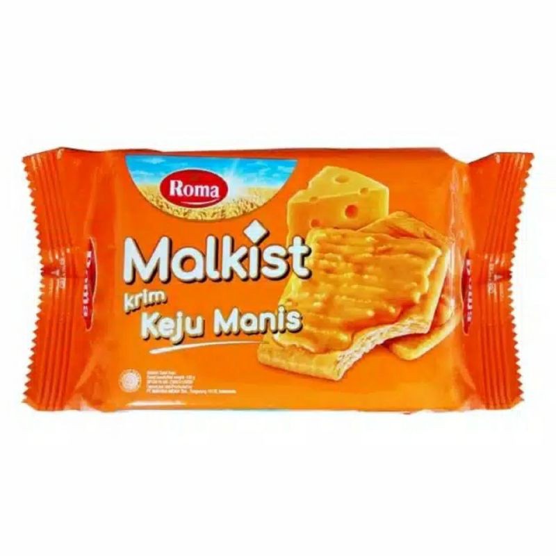 

roma malkist keju manis 135 gr